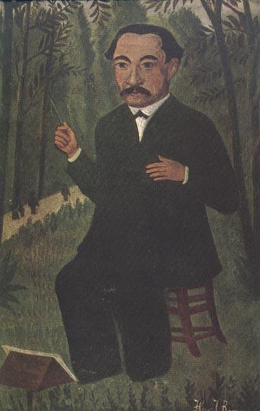 Henri Rousseau Henri Rousseau as Orchestra Conductor oil painting picture